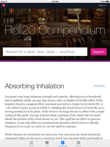 Roll20 for iPad screenshot 4