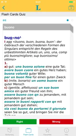 Game screenshot German Italian XL Dictionary hack