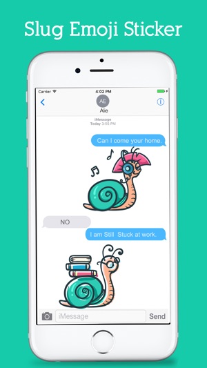 Snail Emoji Stickers Pack(圖5)-速報App