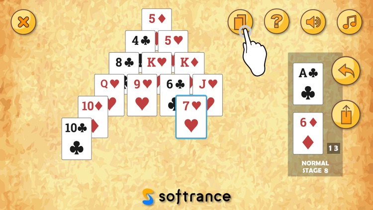 Pyramid Solitaire SP