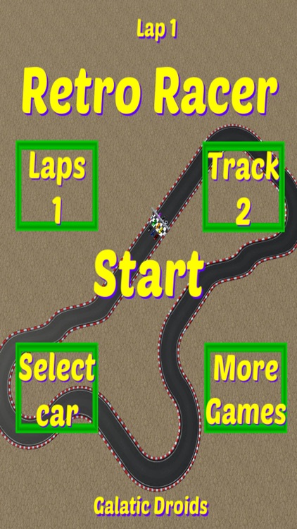 Retro Racer arcade race game screenshot-3