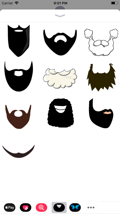 Fun-Beard-Stickers! screenshot 2