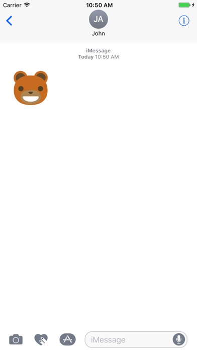 Teddy bear emoji & stickers screenshot 3