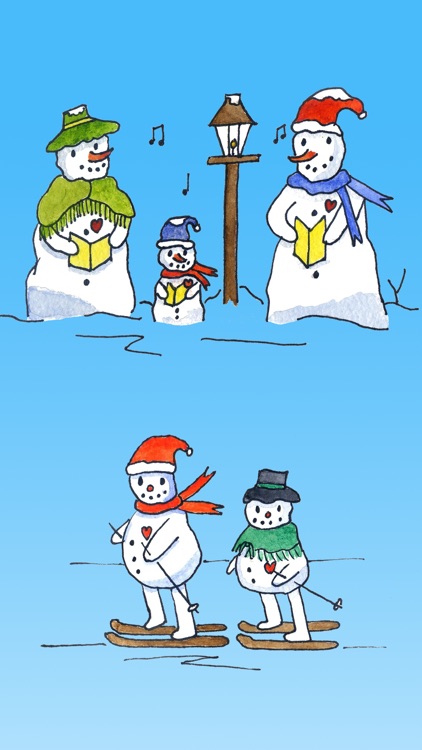 Christmas Snowman Stickers