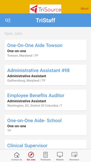 TriSource Staffing App