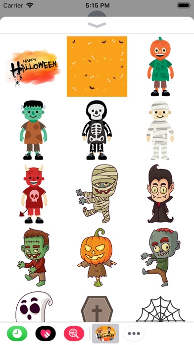 Halloween Objects Sticker screenshot 2