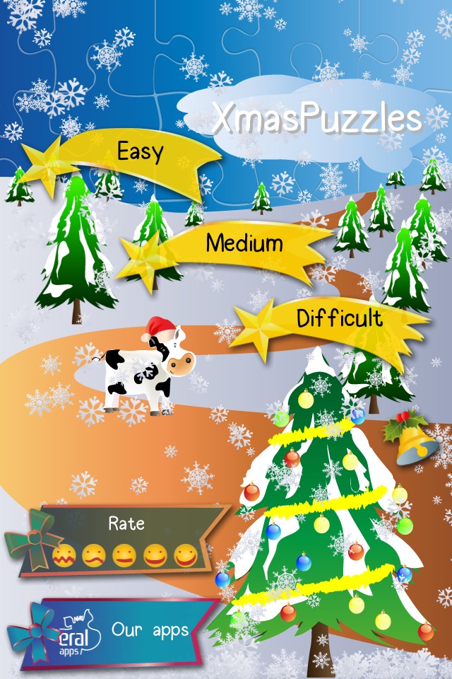 Xmas Jigsaws Puzzle Game: Farm screenshot 4