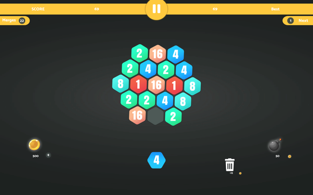 Launch & Merge : Hexa Puzzle(圖2)-速報App