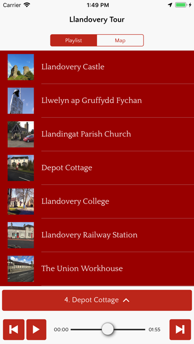 Llandovery Audio Trail screenshot 3