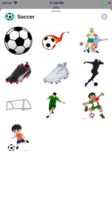 Soccer Sticker Pack Football screenshot 2