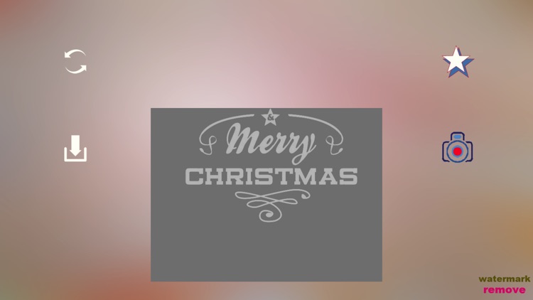 Christmas Logo style camera