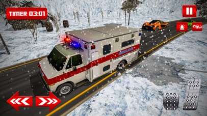 Winter Ambulance Simulator 3D screenshot 2
