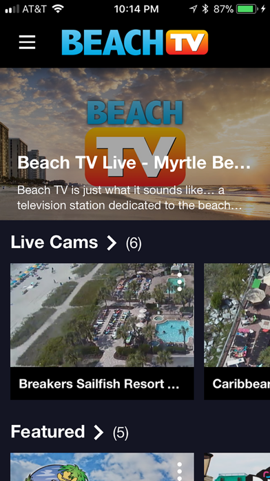 How to cancel & delete Beach TV - Myrtle Beach from iphone & ipad 1