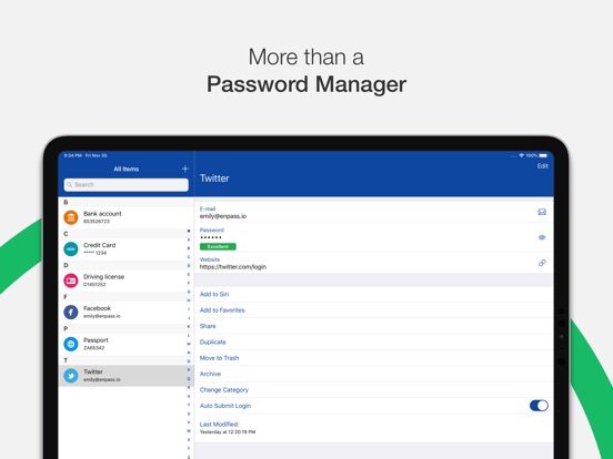 Enpass Password Manager Screenshots