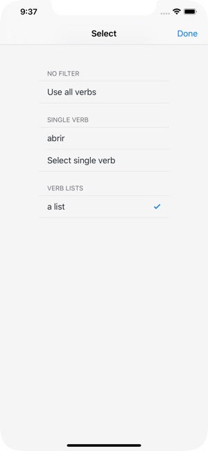 Verbos - Spanish Verb Trainer(圖5)-速報App