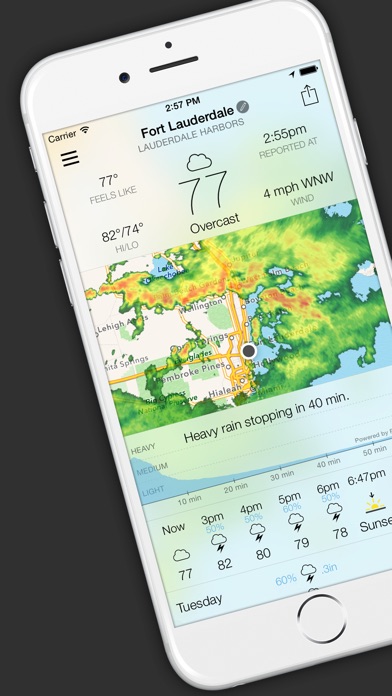 BeWeather 2 - Personal Weather for Phone & Watch Screenshot 1