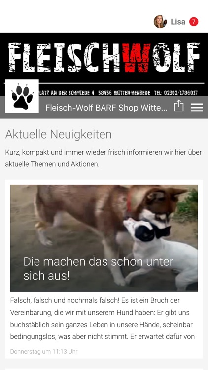 Fleisch-Wolf BARF Shop