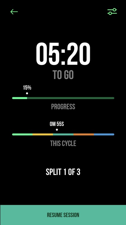 Split - a HIIT interval timer screenshot-3