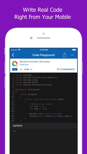 Image result for code section sololearn