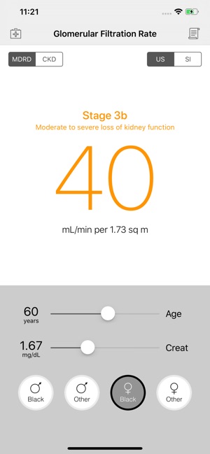 GFR Calculator (MDRD & CKD)(圖3)-速報App