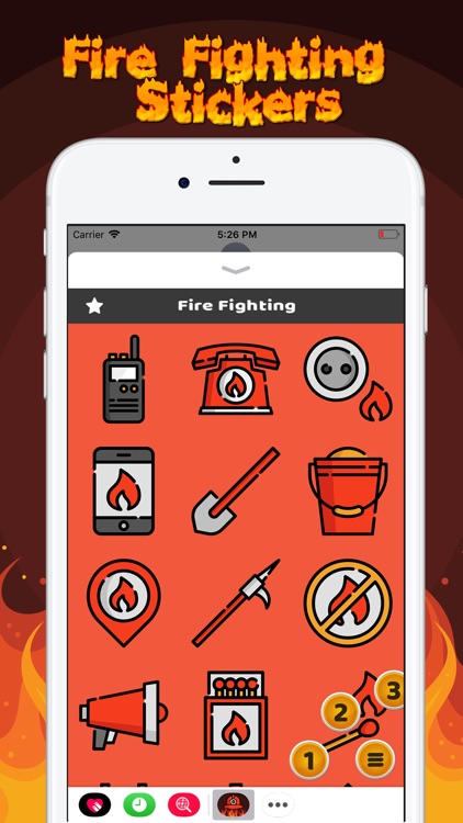 Fire Fighting Stickers