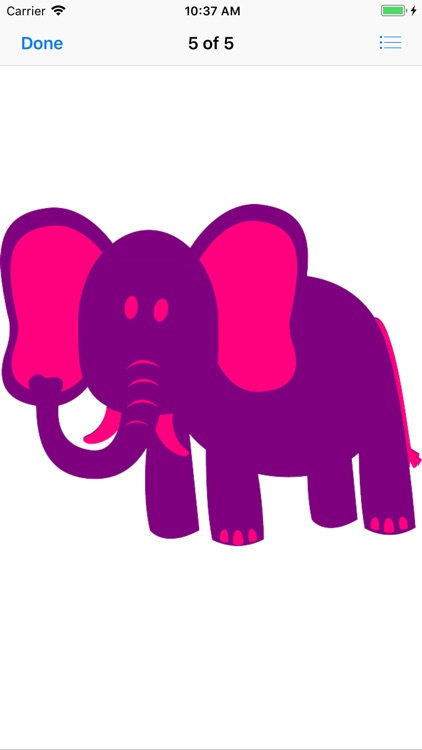 Pink Elephant Sticker Pack screenshot-5