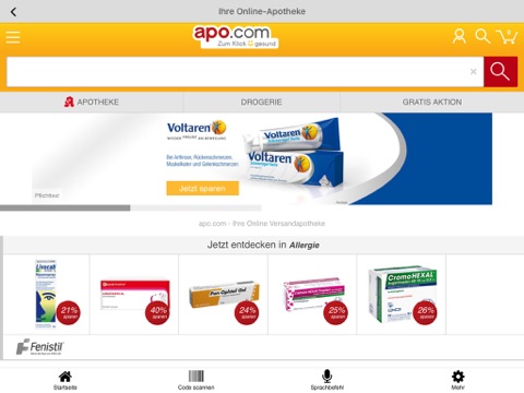apo.com Apotheke screenshot 2