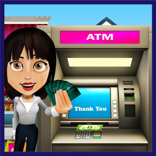 Bank ATM Cash Shopping Sim iOS App