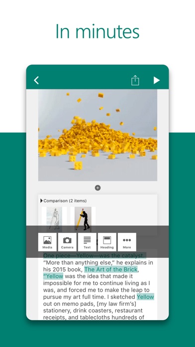 Microsoft Sway Screenshot