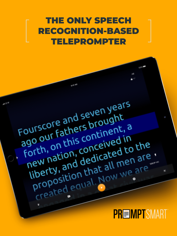 PromptSmart Pro - Teleprompter Screenshots