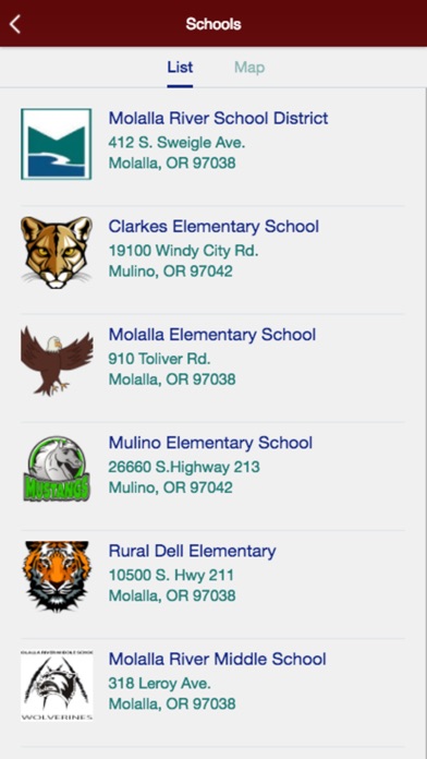 Molalla River School District screenshot 2