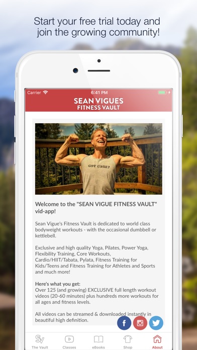Sean Vigue Fitness App screenshot 4