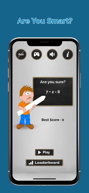 Brain training: peak math game