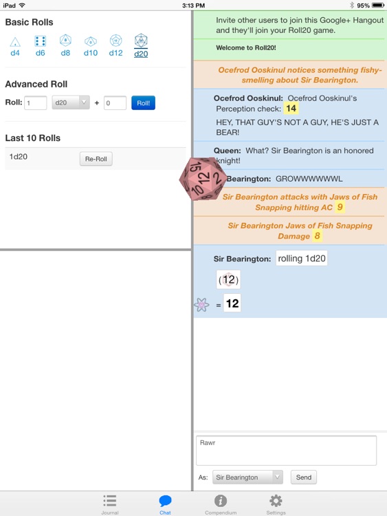 Roll20 for iPad