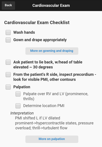 Pocket PEx: Physical Exam Aid screenshot 2