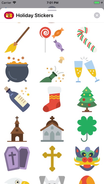 Happy Holiday Sticker Pack