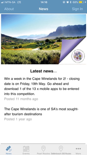 Cape Winelands Tourism(圖1)-速報App