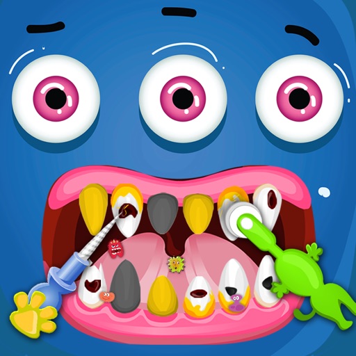 Kids Monster Dentist - Free Kids Doctor Games. icon