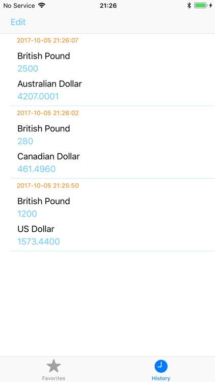 My Currency converter UK