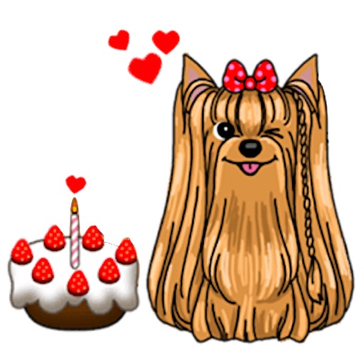 Yorkshire Terrier Dog Dogmoji iOS App