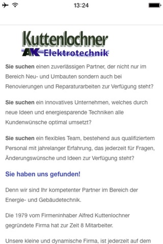 Elektrotechnik Kuttenlochner screenshot 2