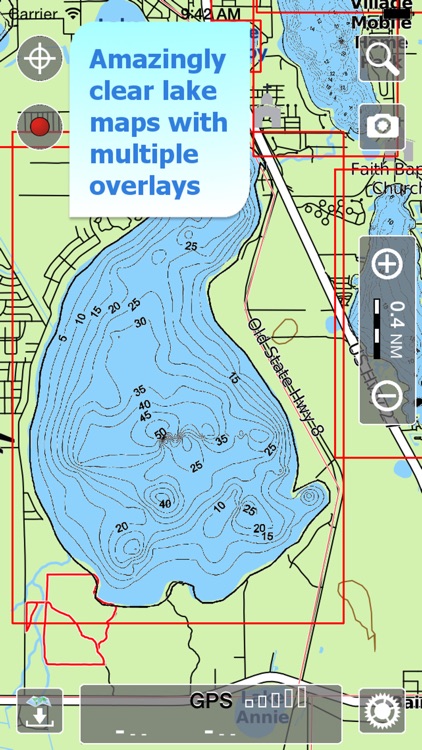 Aqua Map Florida Lakes GPS HD
