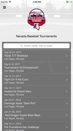 Nevada Baseball Tournaments(圖1)-速報App