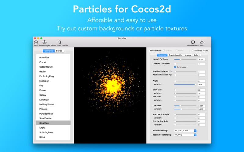 Particles for Cocos2d