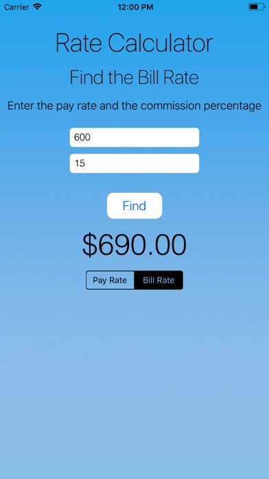 Pay and Bill Rate Calculator screenshot 3