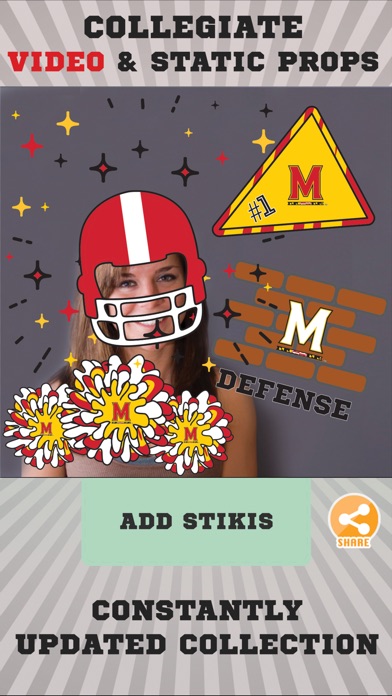 Maryland Terrapins Animated Selfie Stickers screenshot 2