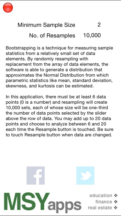 Quick Bootstrap Statistics