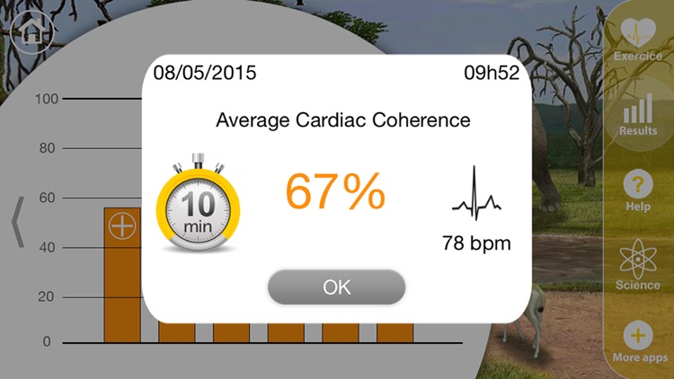 Cardiac Coherence: Safari screenshot-3