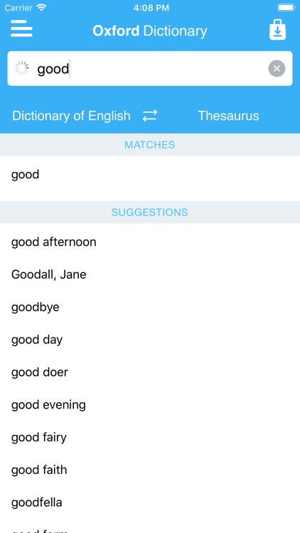 Oxford Dict. & Conc. Thes. screenshot-3