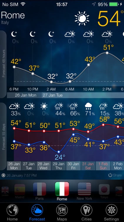 3D Earth ° - Weather Forecast screenshot-3